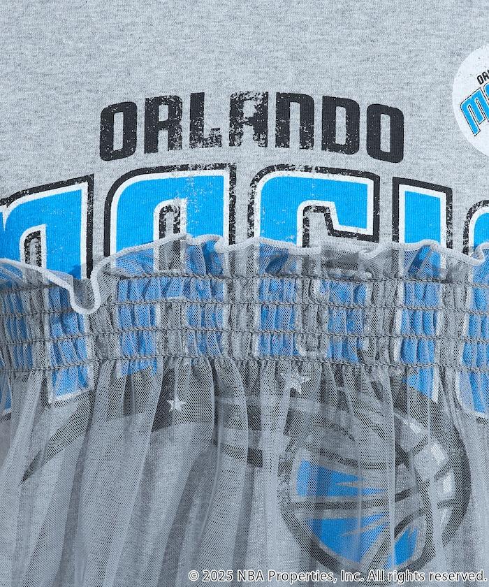 NBA網紗荷葉邊長袖T恤