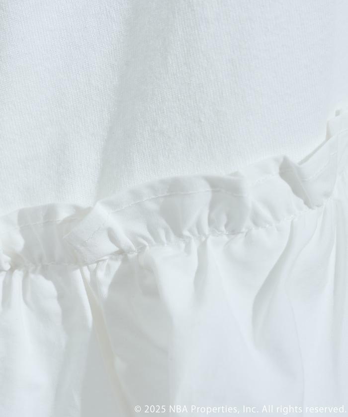 NBA 拼接布長袖T恤裙