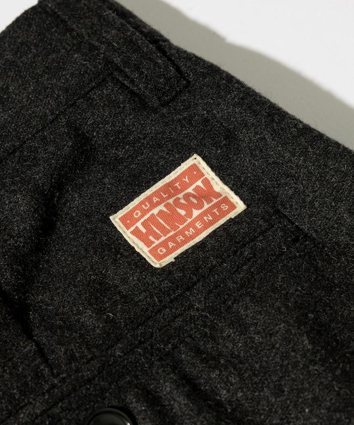 特別款寬鬆版型羊毛雙層西裝褲