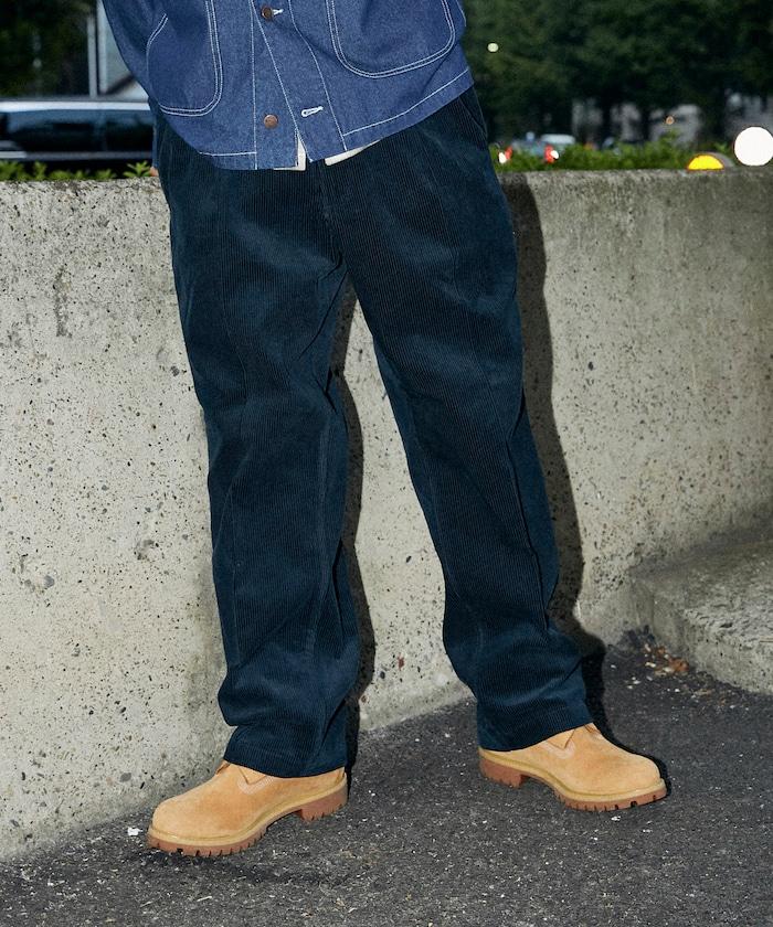 特別訂製 SMU PT-38 兩褶燈芯絨寬鬆長褲【可搭配套裝】