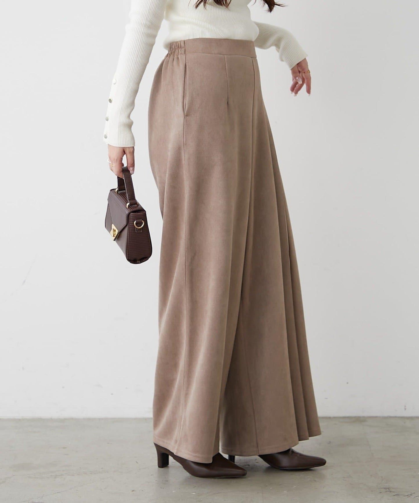 舒適美型【RMAF】側褶褲