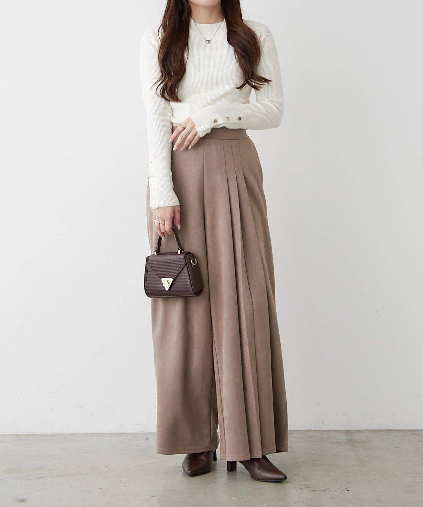 舒適美型【RMAF】側褶褲