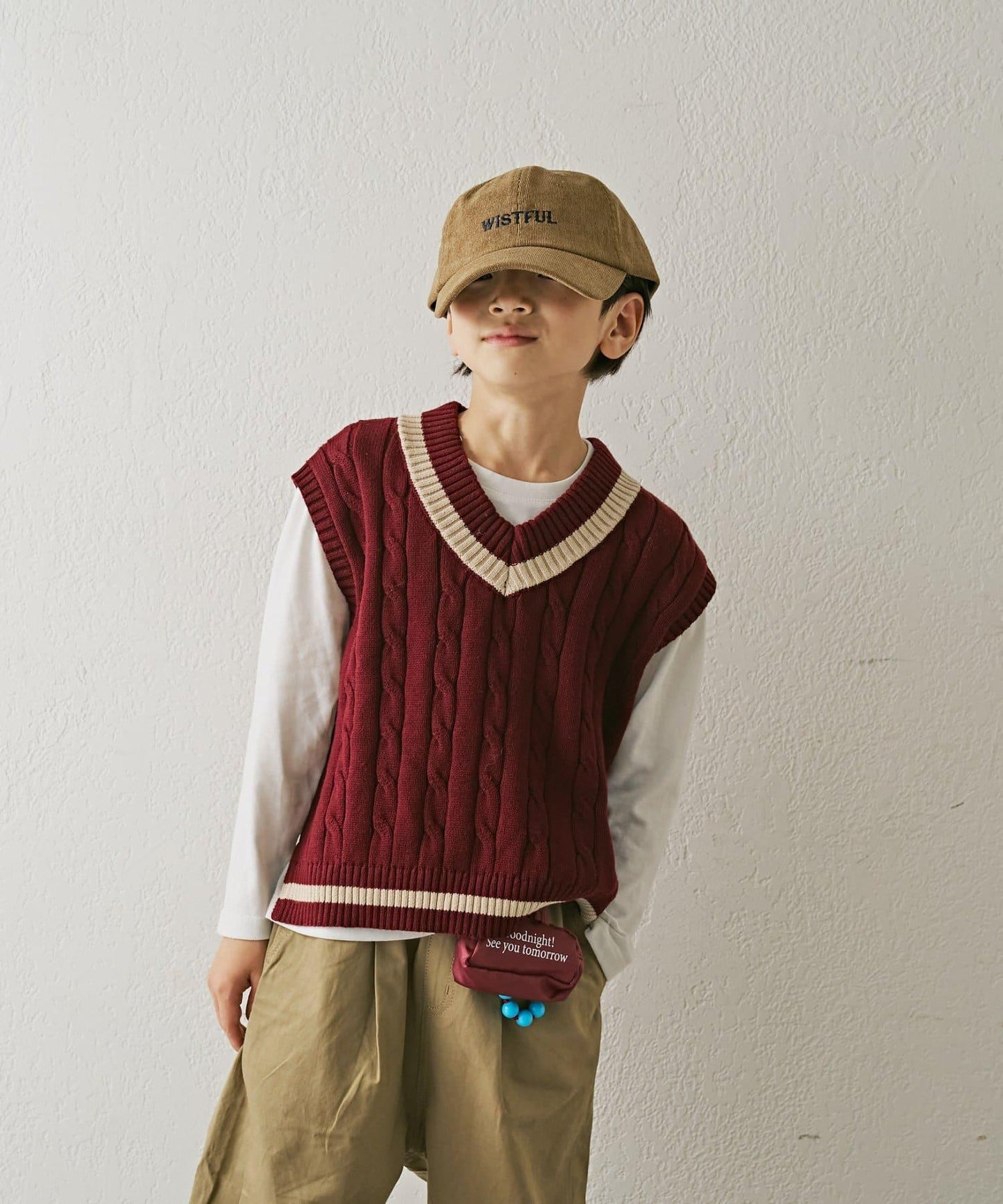 【KIDS】多款圖案刺繡燈芯絨棒球帽