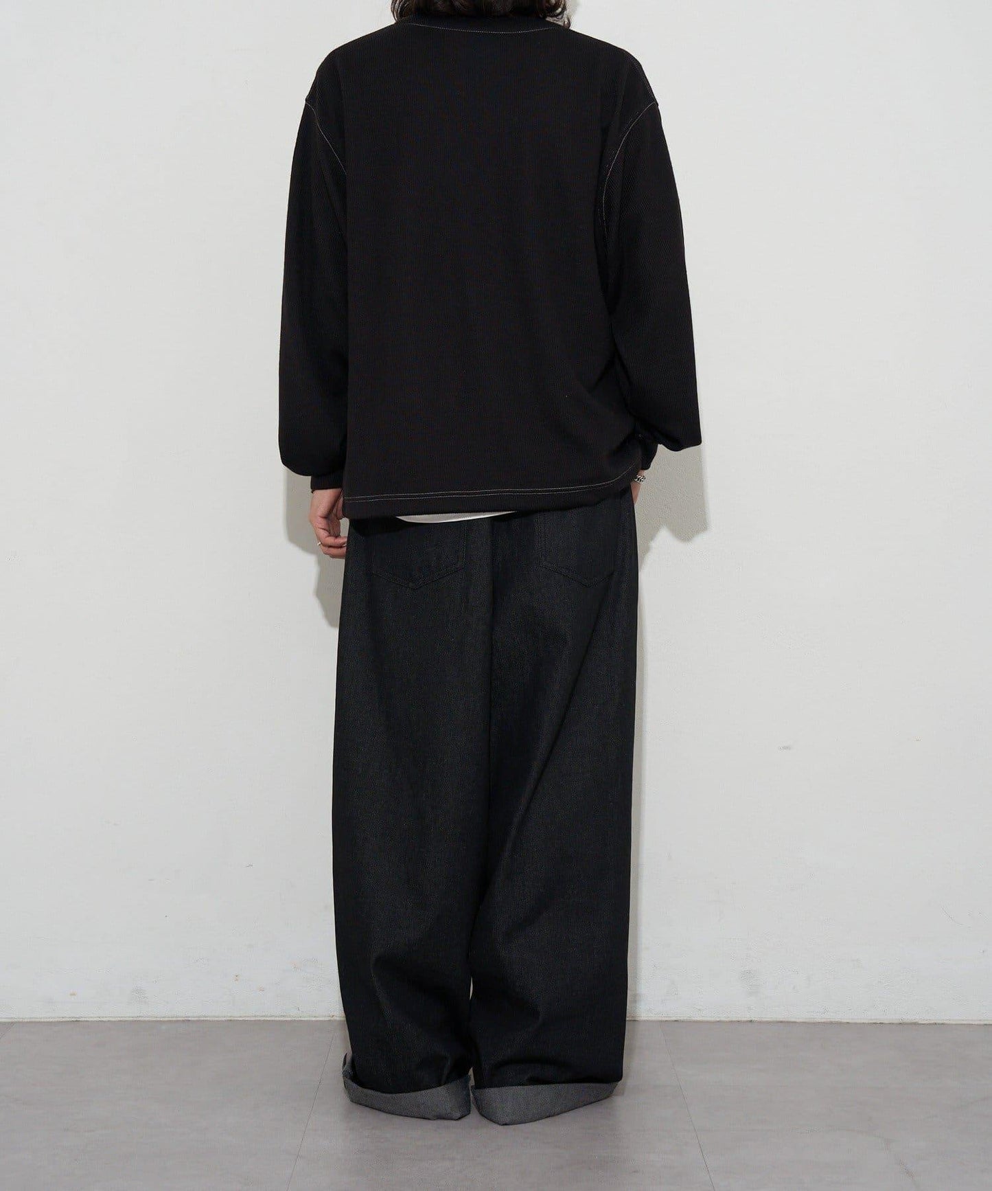 CP標誌縫線開衫