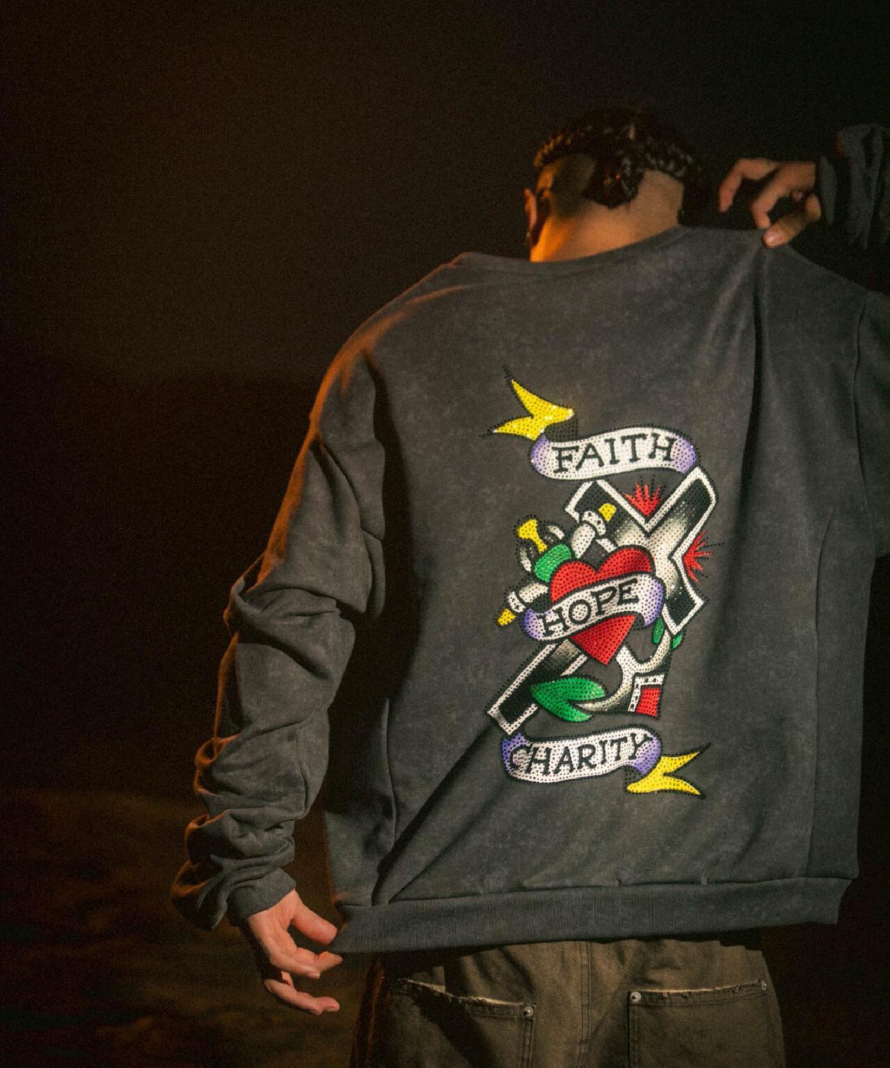 FR(13)NDS × Ed Hardy/FRIENDS × Ed Hardy/聯名衛衣