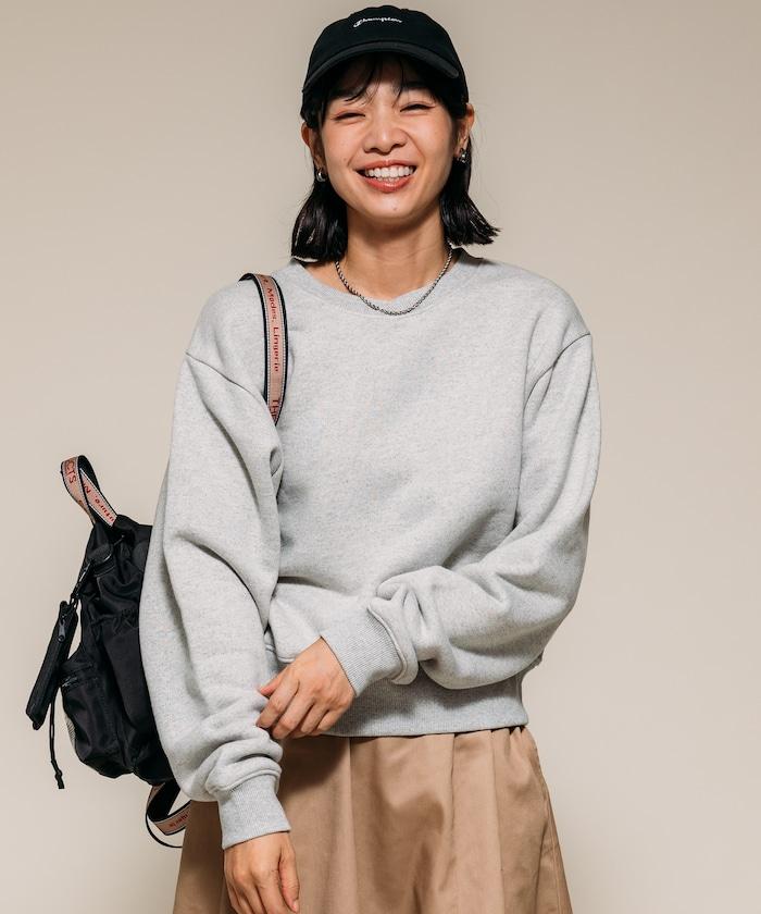 加絨混色短款衛衣