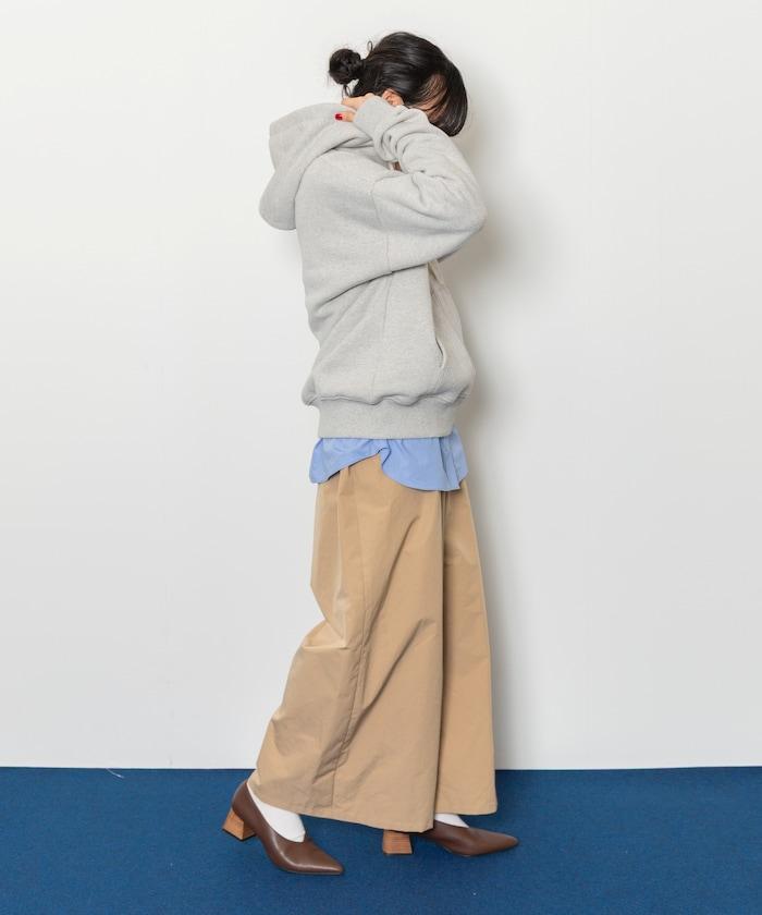 加絨混色拉鍊連帽衛衣