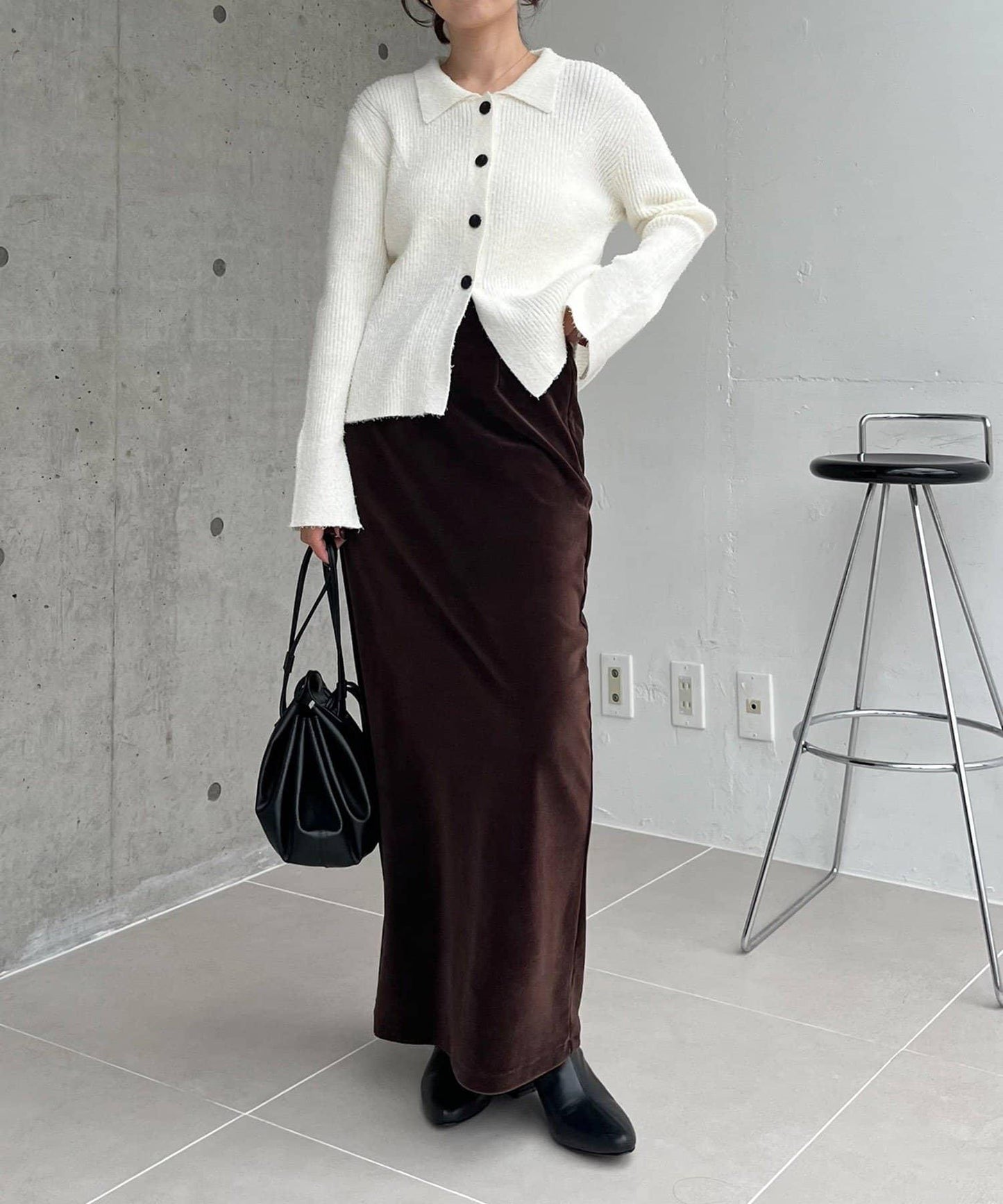 鬍鬚圖案針織衫