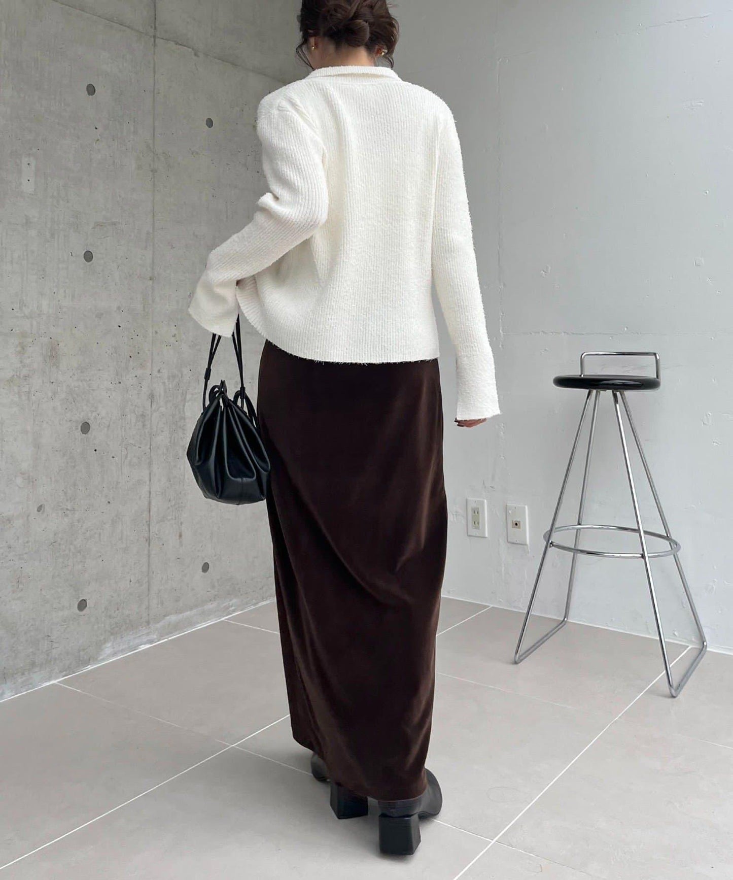 鬍鬚圖案針織衫