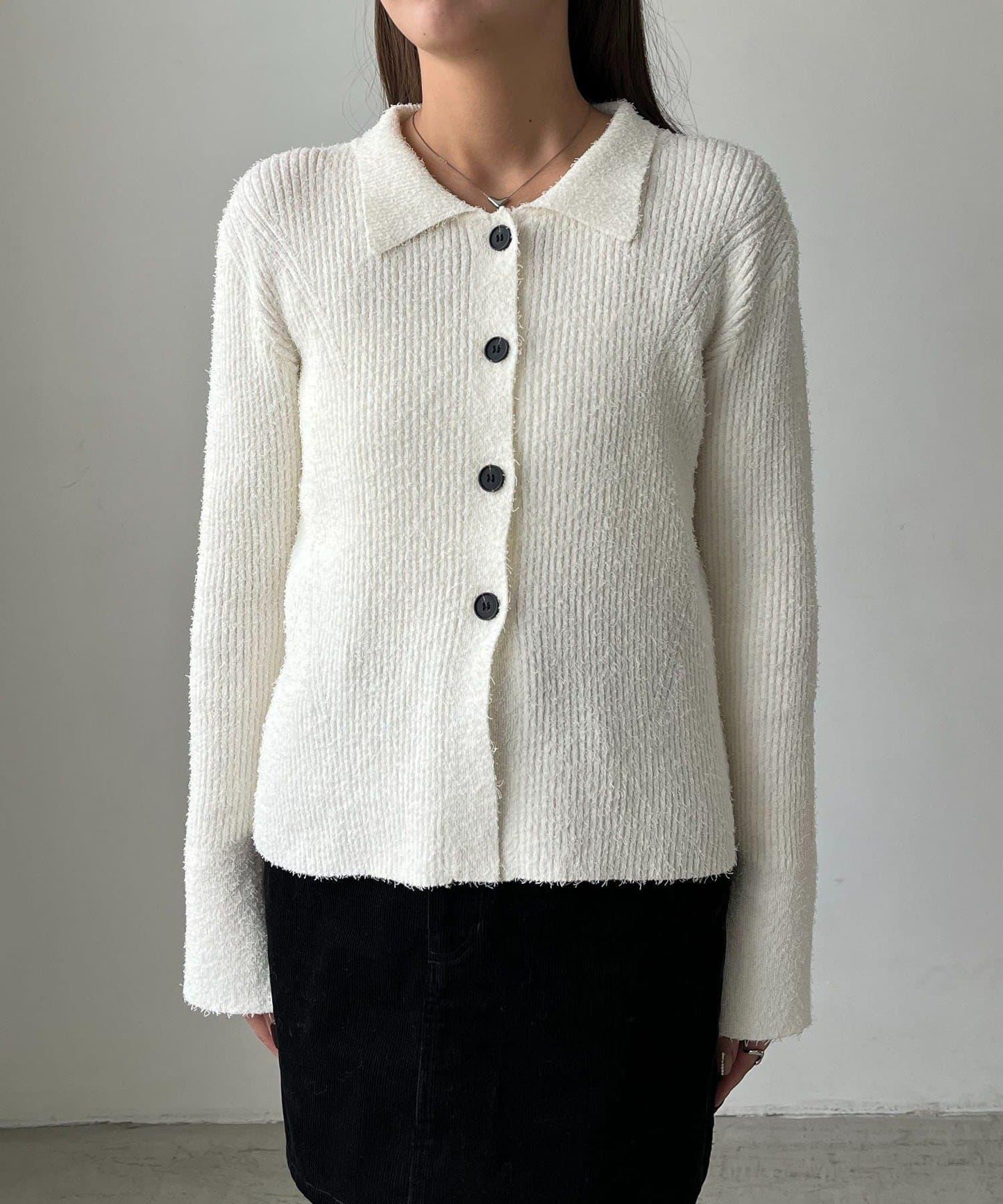 鬍鬚圖案針織衫