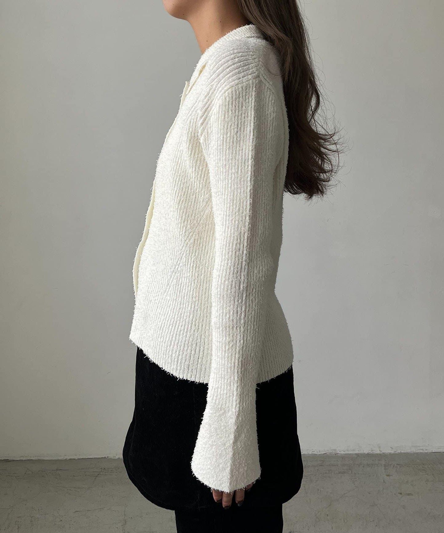 鬍鬚圖案針織衫