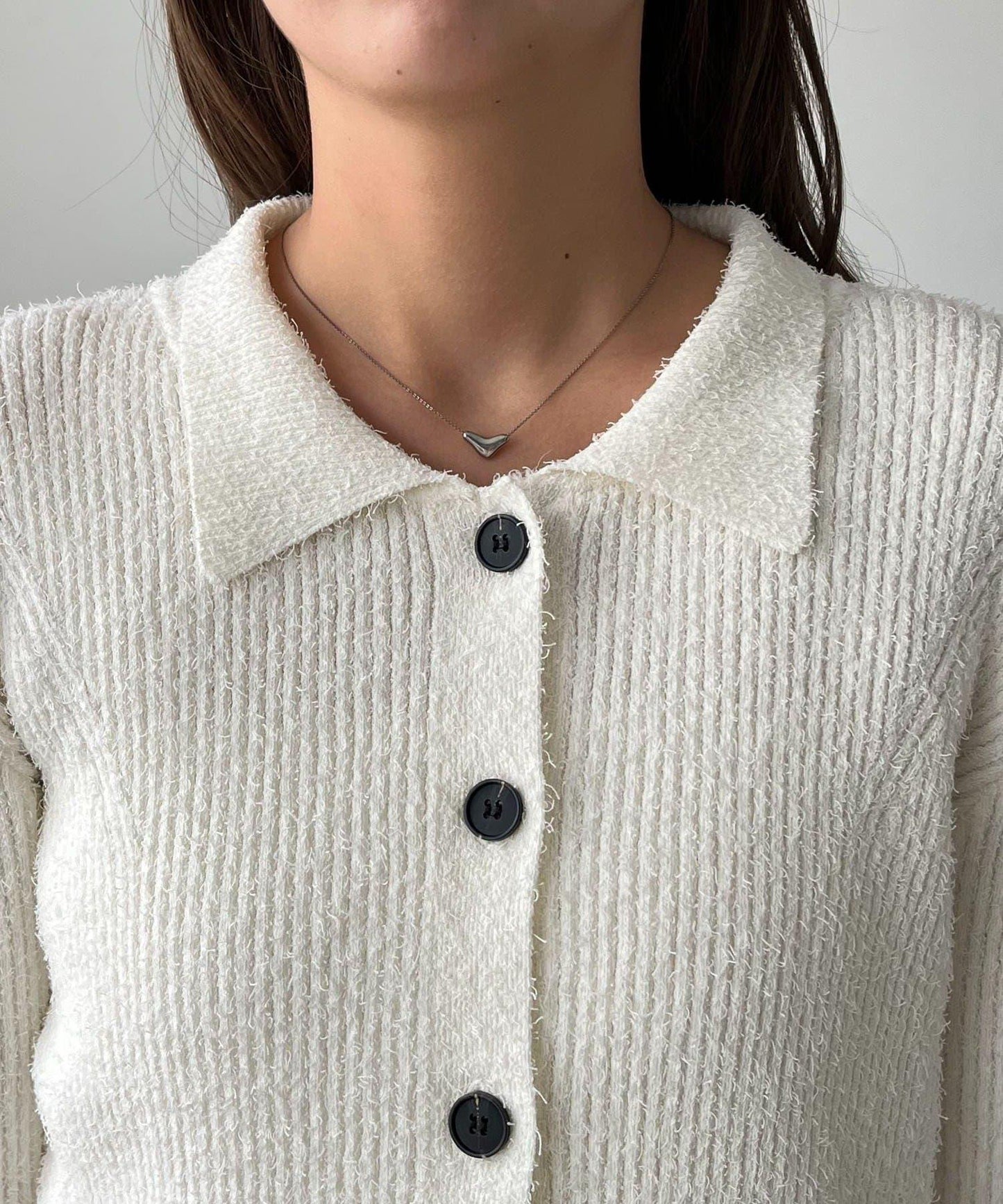 鬍鬚圖案針織衫