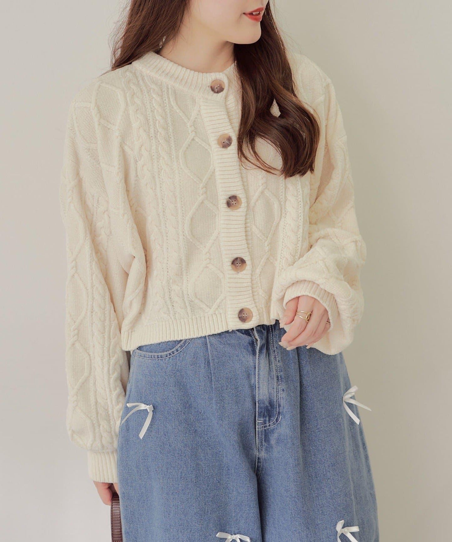 平價系列♡【RMAF】兩用毛絨麻花針織衫