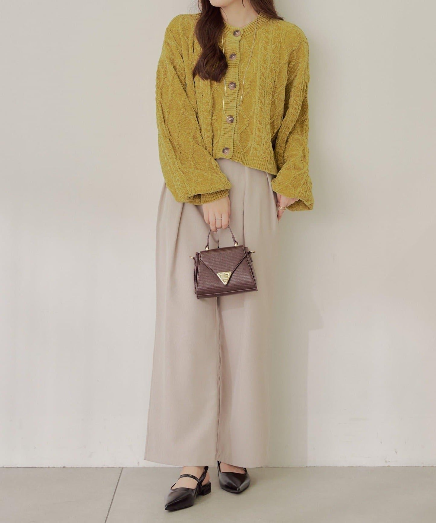 平價系列♡【RMAF】兩用毛絨麻花針織衫