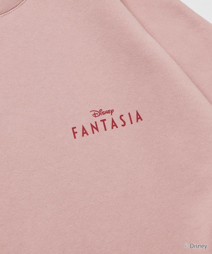 DISNEY/《迪士尼》『幻想曲』/米老鼠/背面印花圓領衛衣