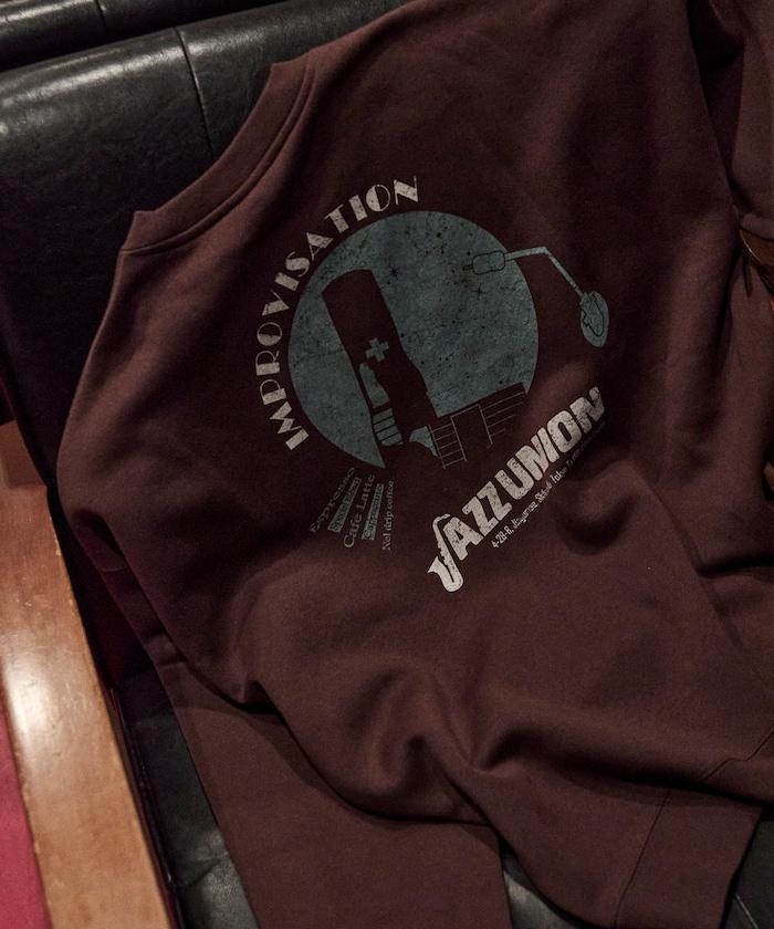 JAZZ UNION×FREAK'S STORE/ジャズユニオン 特別款 寬鬆版型 背部印花 圓領衛衣【限量】