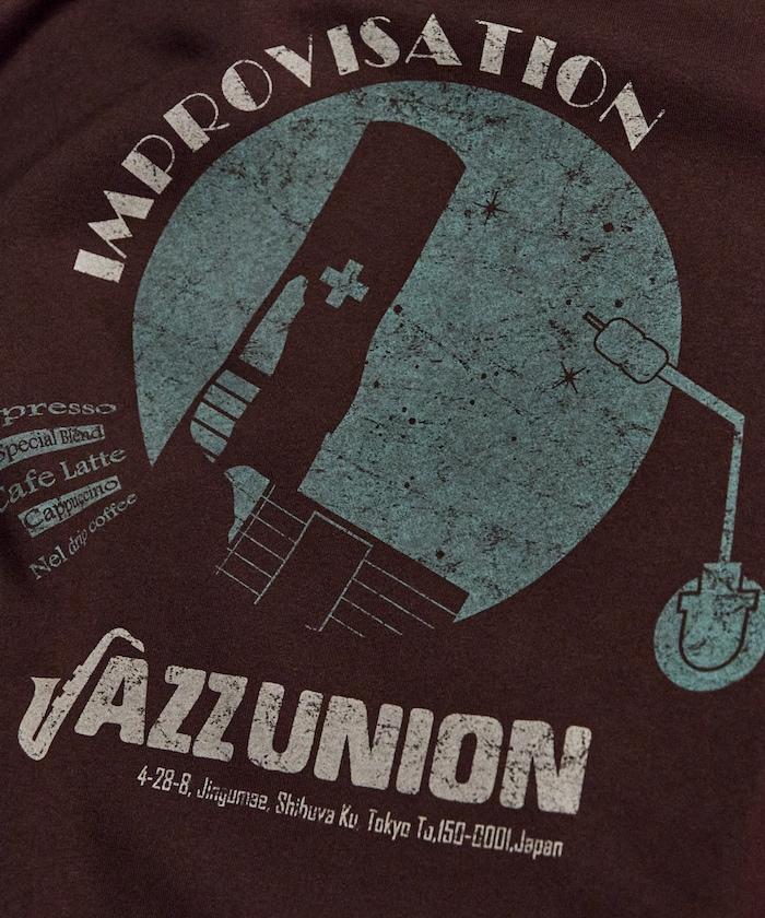 JAZZ UNION×FREAK'S STORE/ジャズユニオン 特別款 寬鬆版型 背部印花 圓領衛衣【限量】