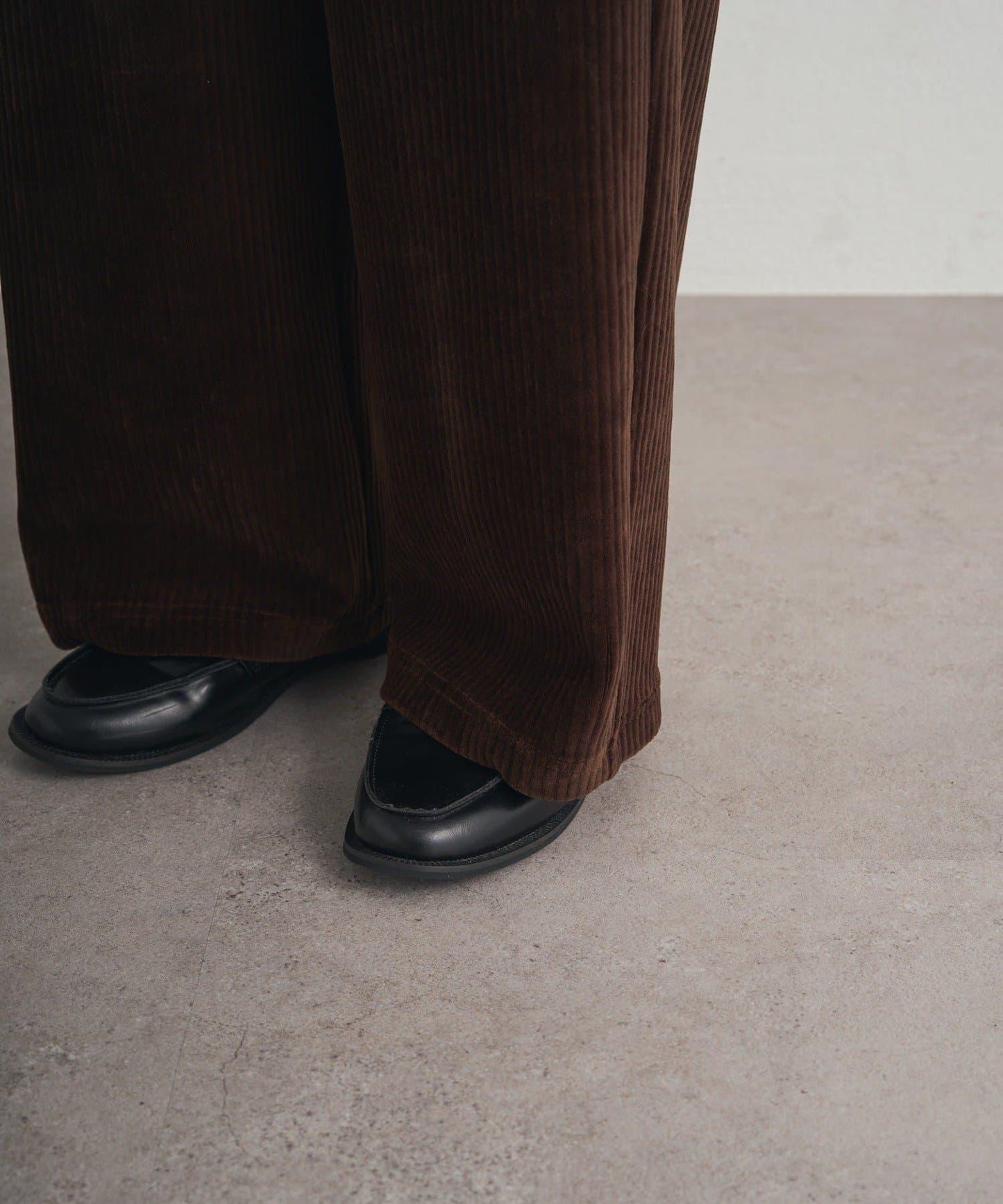 彈力燈芯絨休閒褲