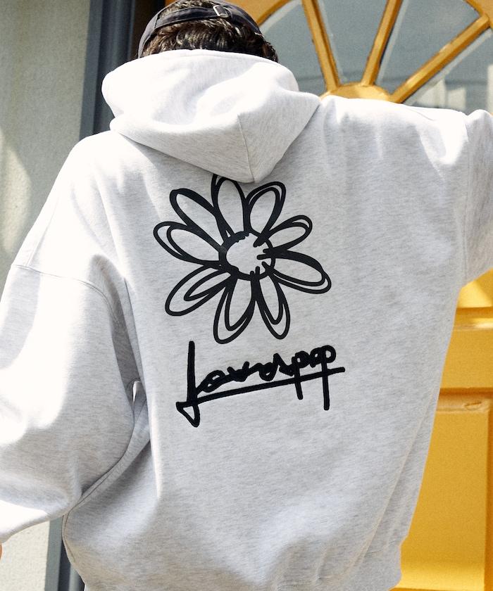 LOVE POP STUDIO 花卉圖案連帽衛衣