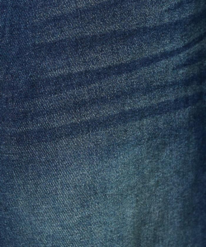 直筒寬鬆牛仔褲