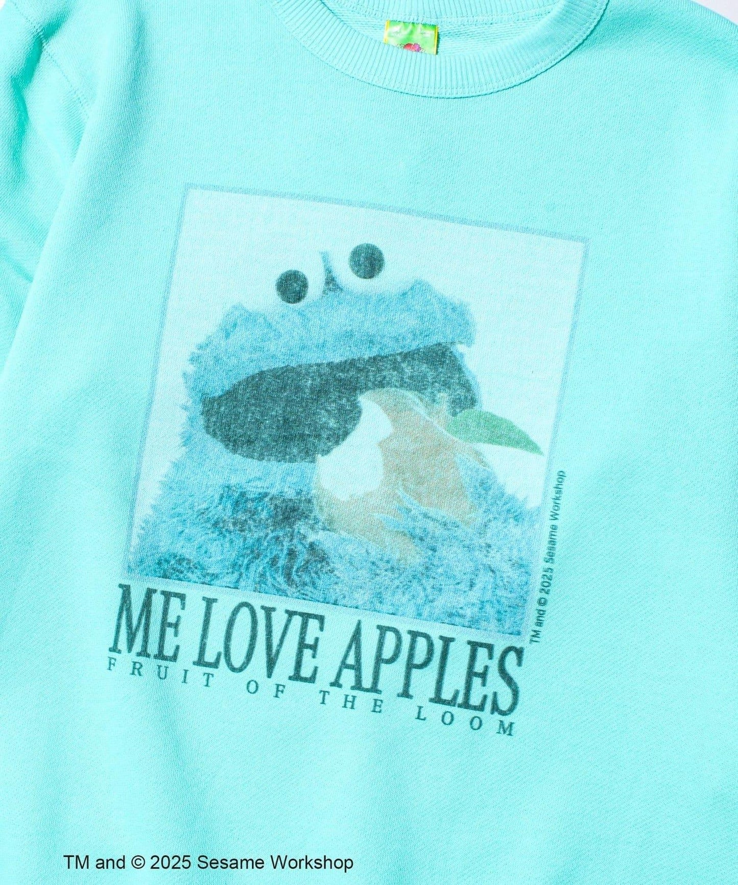 【SESAME STREET×FOTL】餅乾怪獸加厚編織毛圈衛衣
