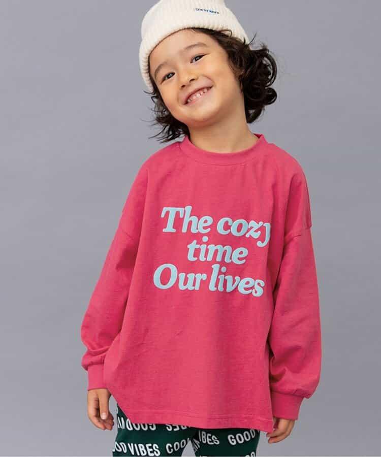 標誌&數字印花長袖T恤