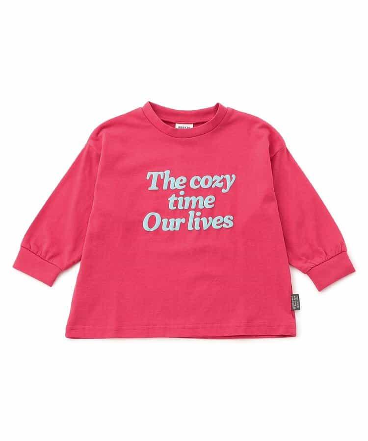 標誌&數字印花長袖T恤