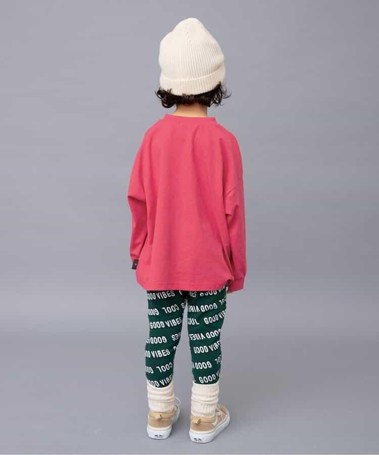 標誌&數字印花長袖T恤