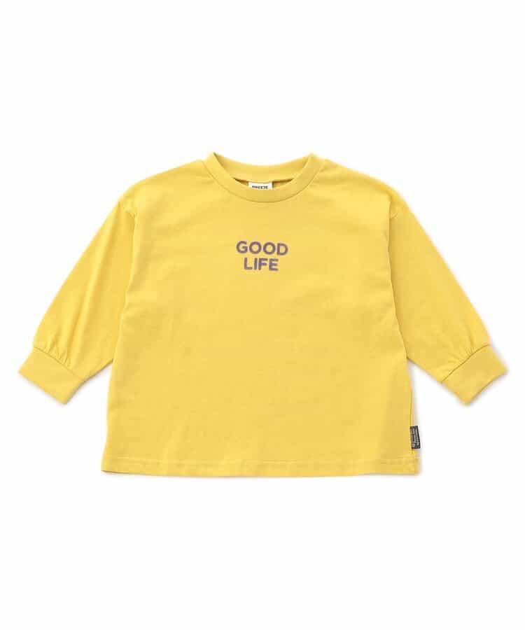 標誌&數字印花長袖T恤