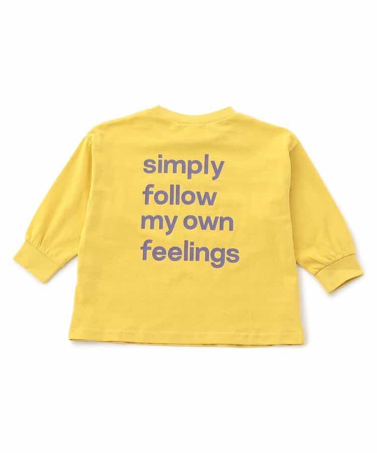 標誌&數字印花長袖T恤