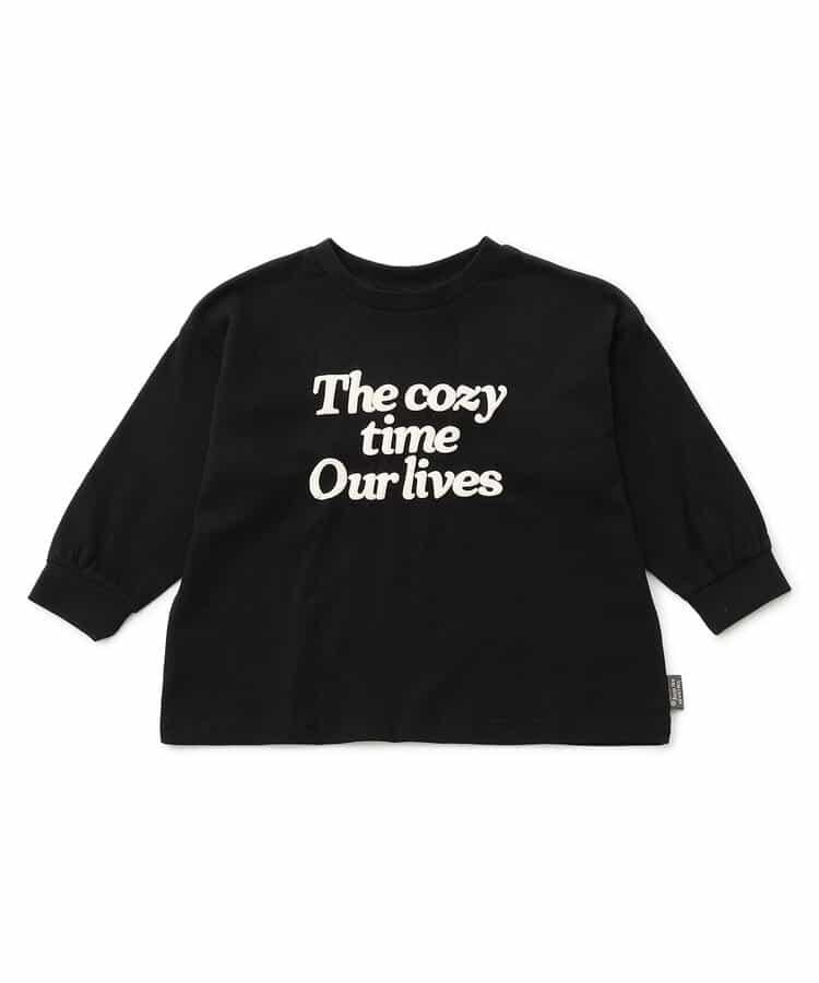 標誌&數字印花長袖T恤