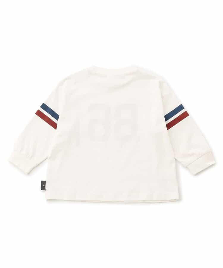 標誌&數字印花長袖T恤