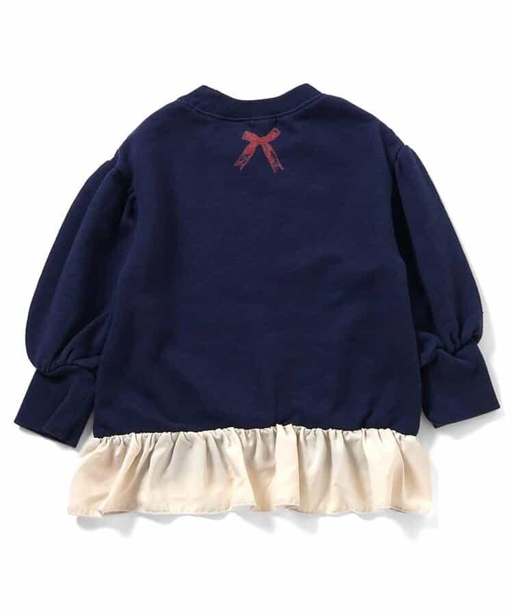 Girls 學院風不對稱衛衣