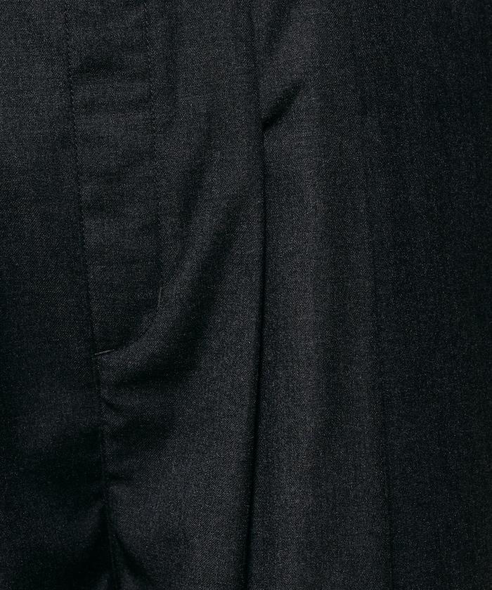 TR可拆卸揹帶寬鬆雙褶西裝長褲