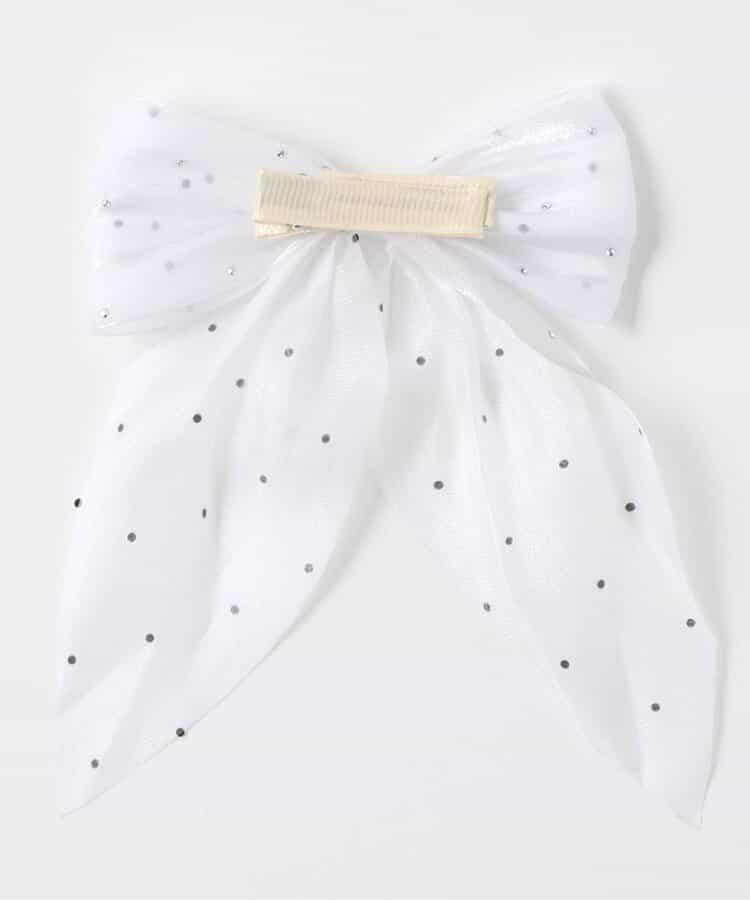 鑲嵌寶石網紗髮夾