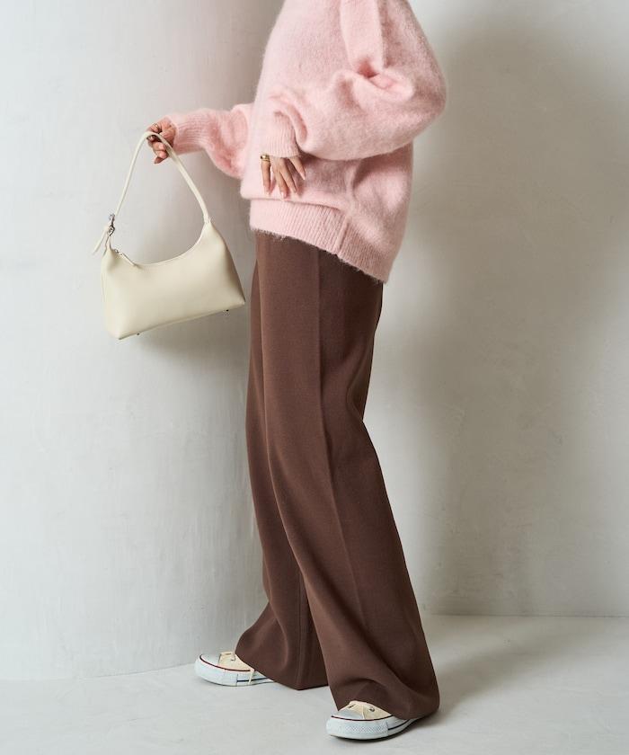 針織寬鬆休閒褲