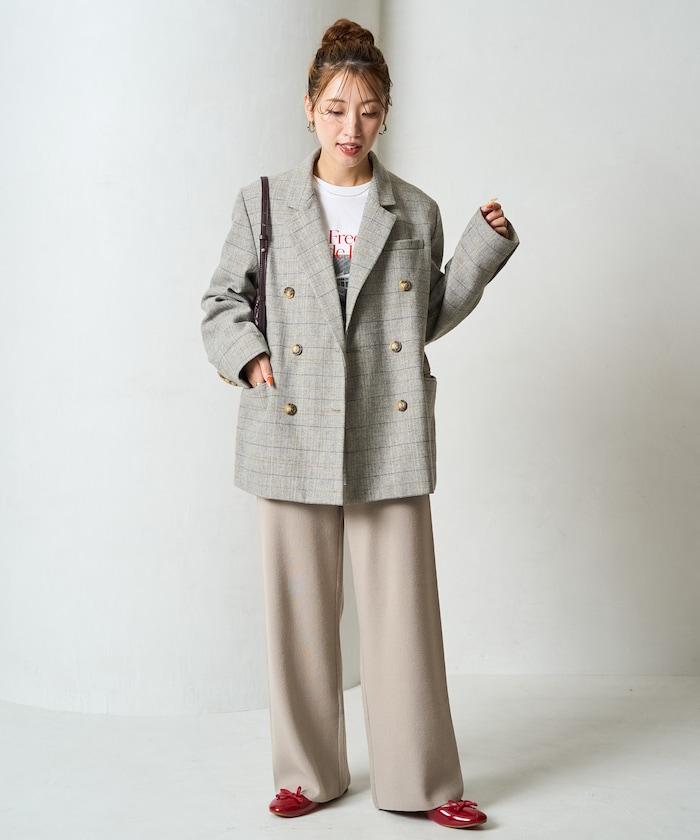 針織寬鬆休閒褲