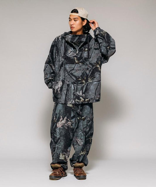 特別款寬鬆迷彩套頭衫夾克