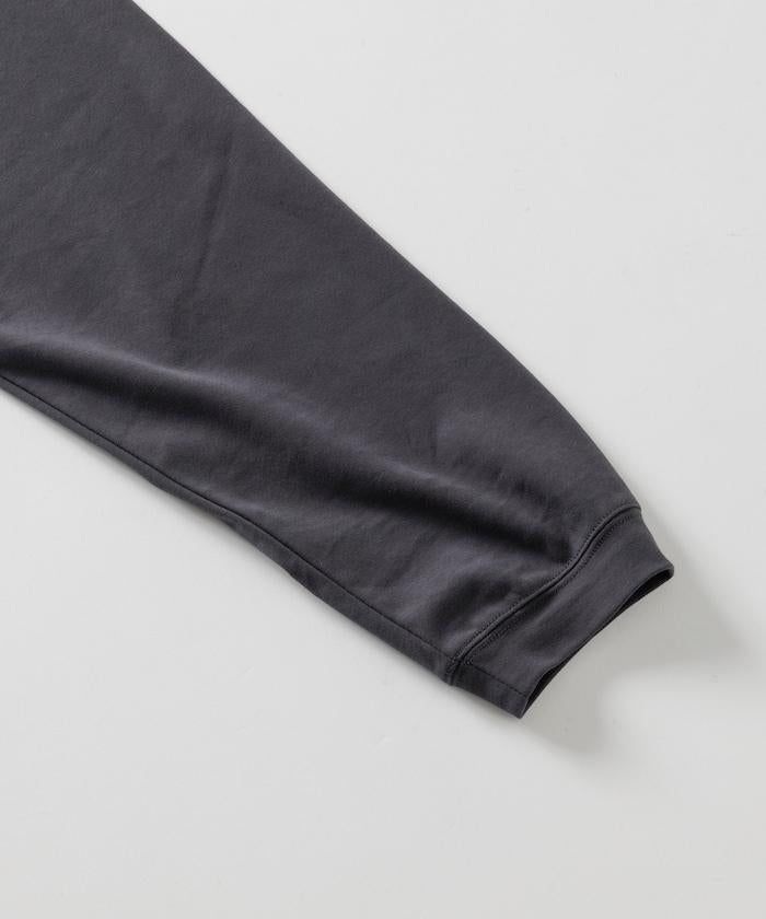 高捻順滑純色長袖T恤 無圖案