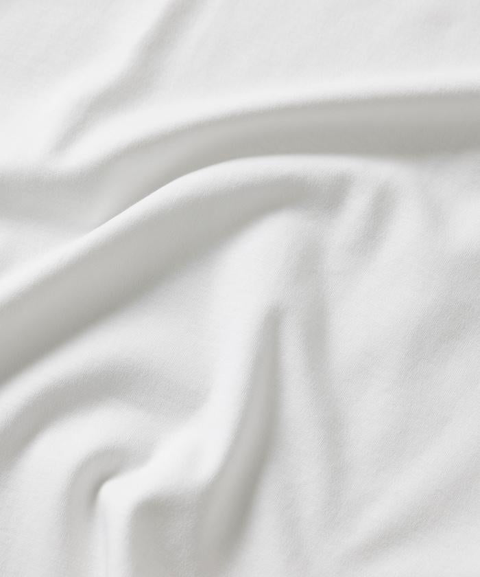 高捻順滑純色長袖T恤 無圖案