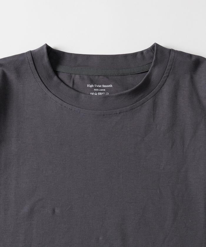 高捻順滑純色短袖T恤 無圖案