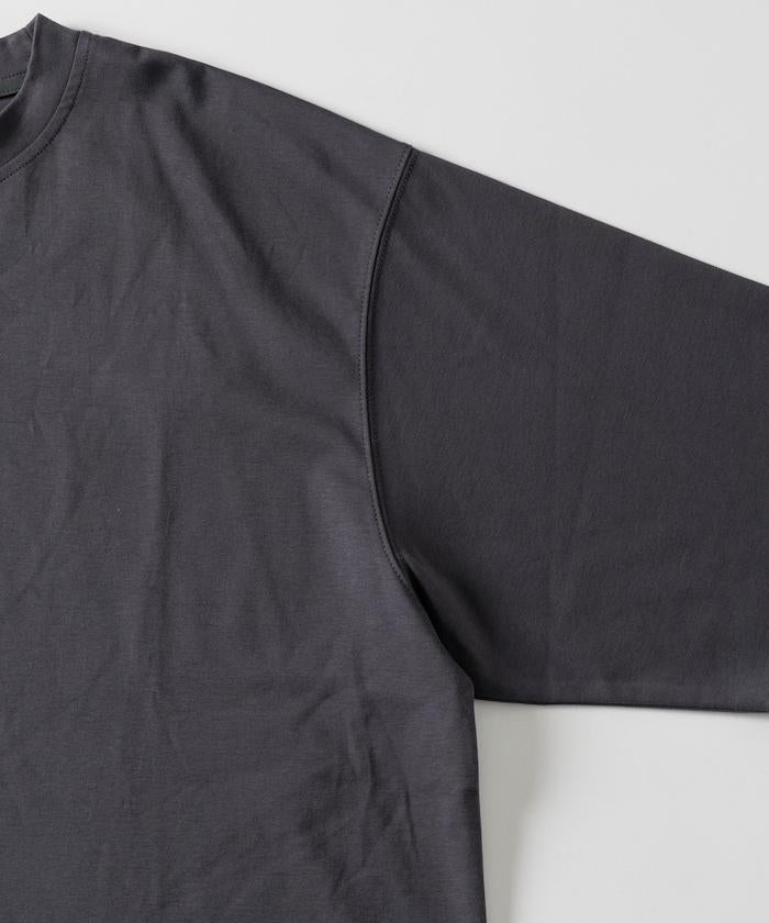 高捻順滑純色短袖T恤 無圖案