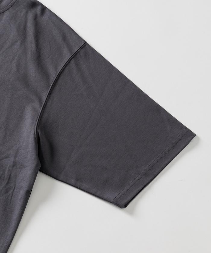 高捻順滑純色短袖T恤 無圖案