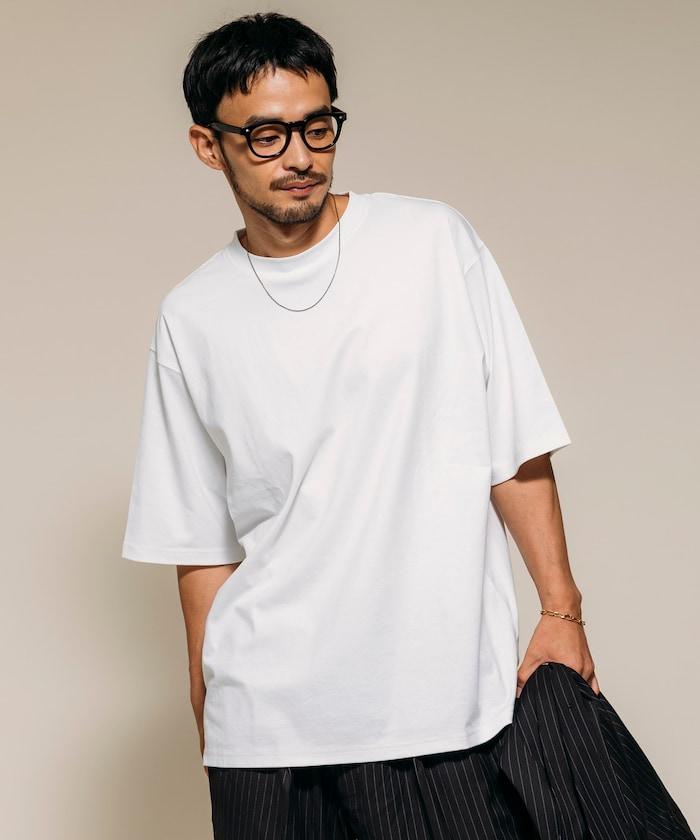 高捻順滑純色短袖T恤 無圖案