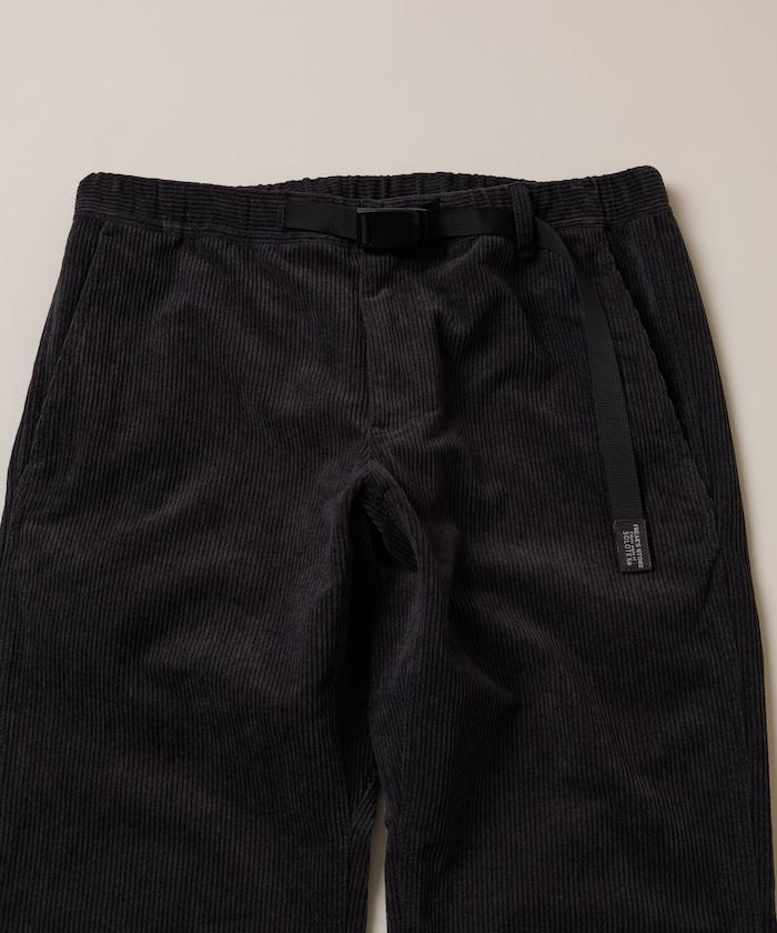 燈芯絨 SOLOTEX 修身款編織腰帶長褲