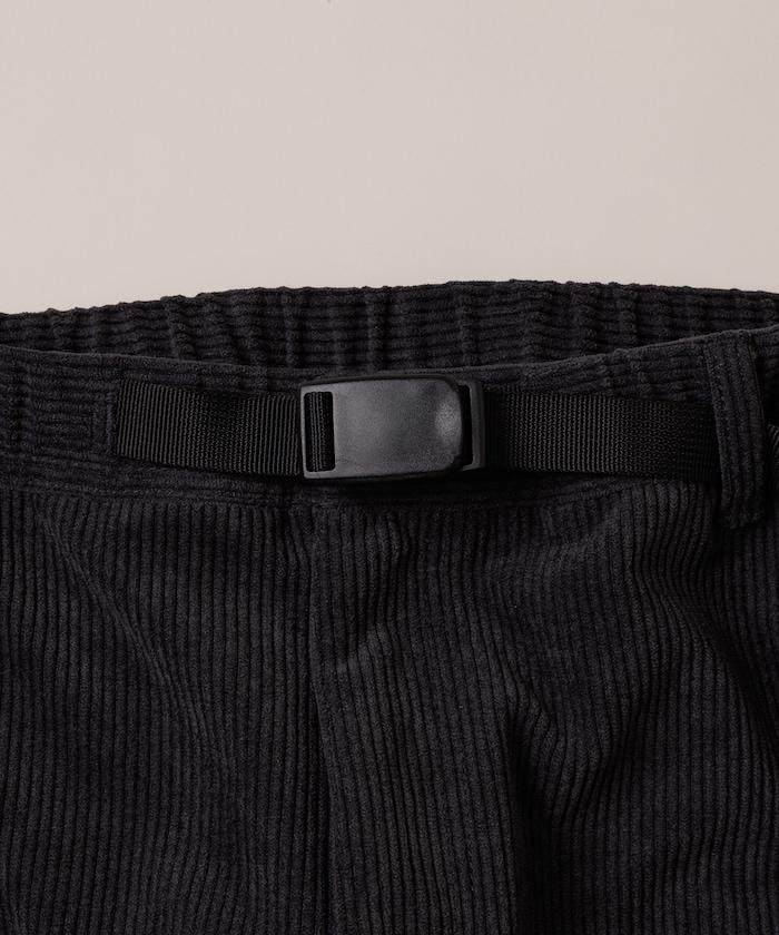 燈芯絨 SOLOTEX 修身款編織腰帶長褲