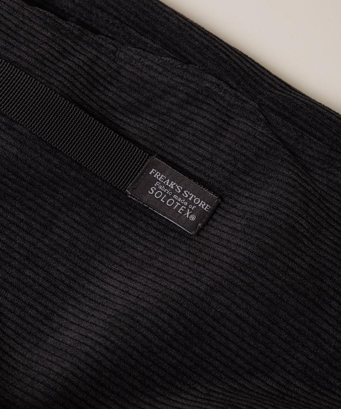 燈芯絨 SOLOTEX 修身款編織腰帶長褲