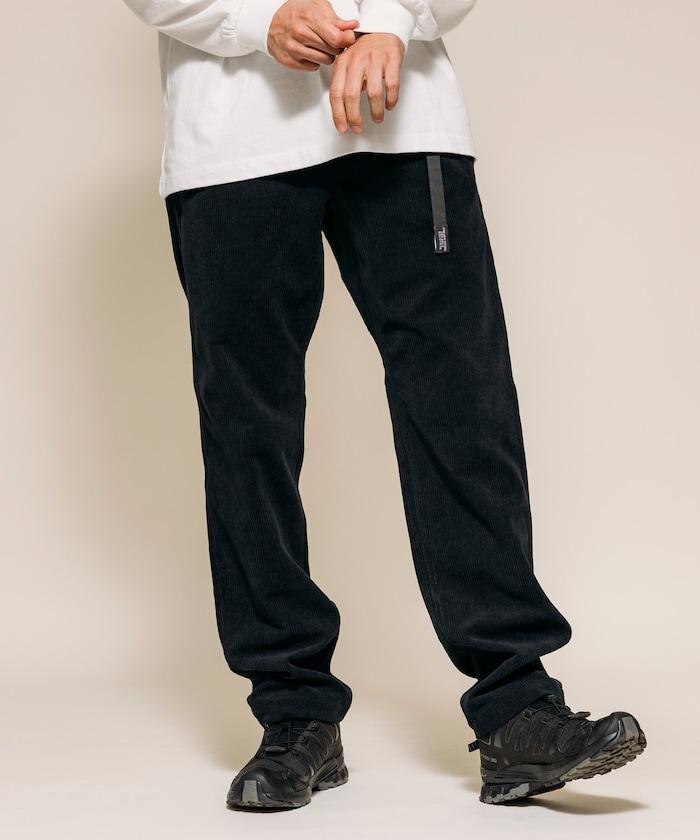 燈芯絨 SOLOTEX 修身款編織腰帶長褲