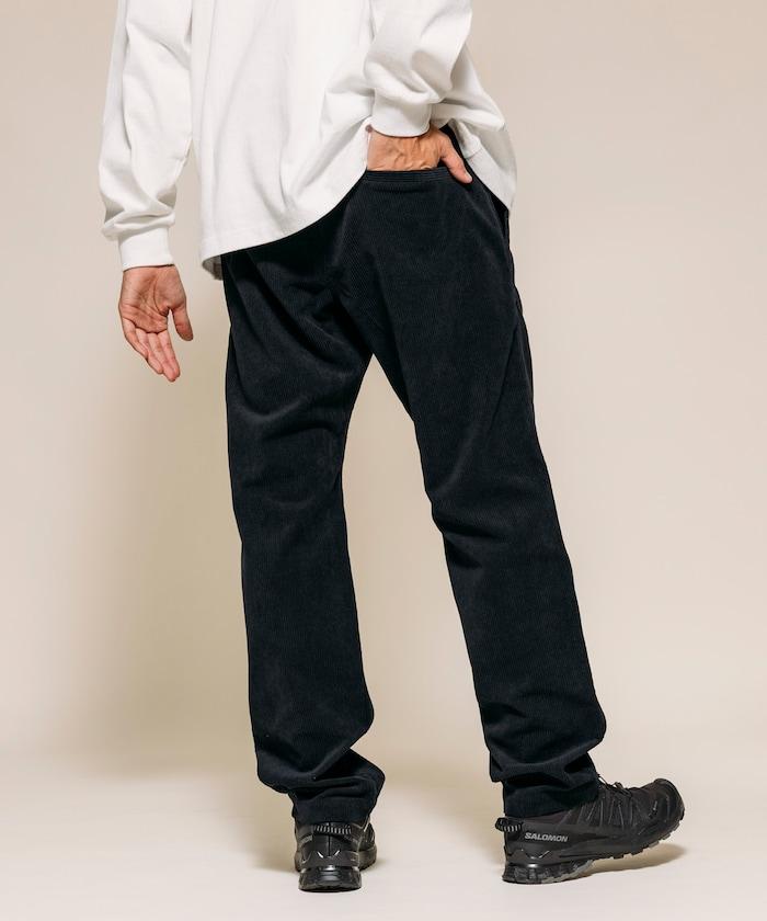 燈芯絨 SOLOTEX 修身款編織腰帶長褲