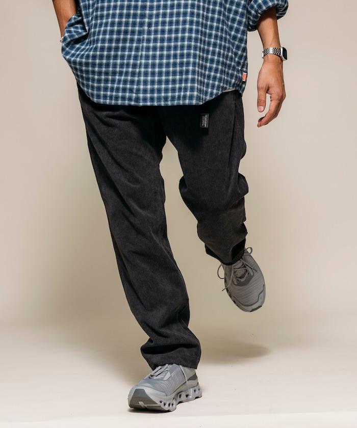 燈芯絨 SOLOTEX 修身款編織腰帶長褲